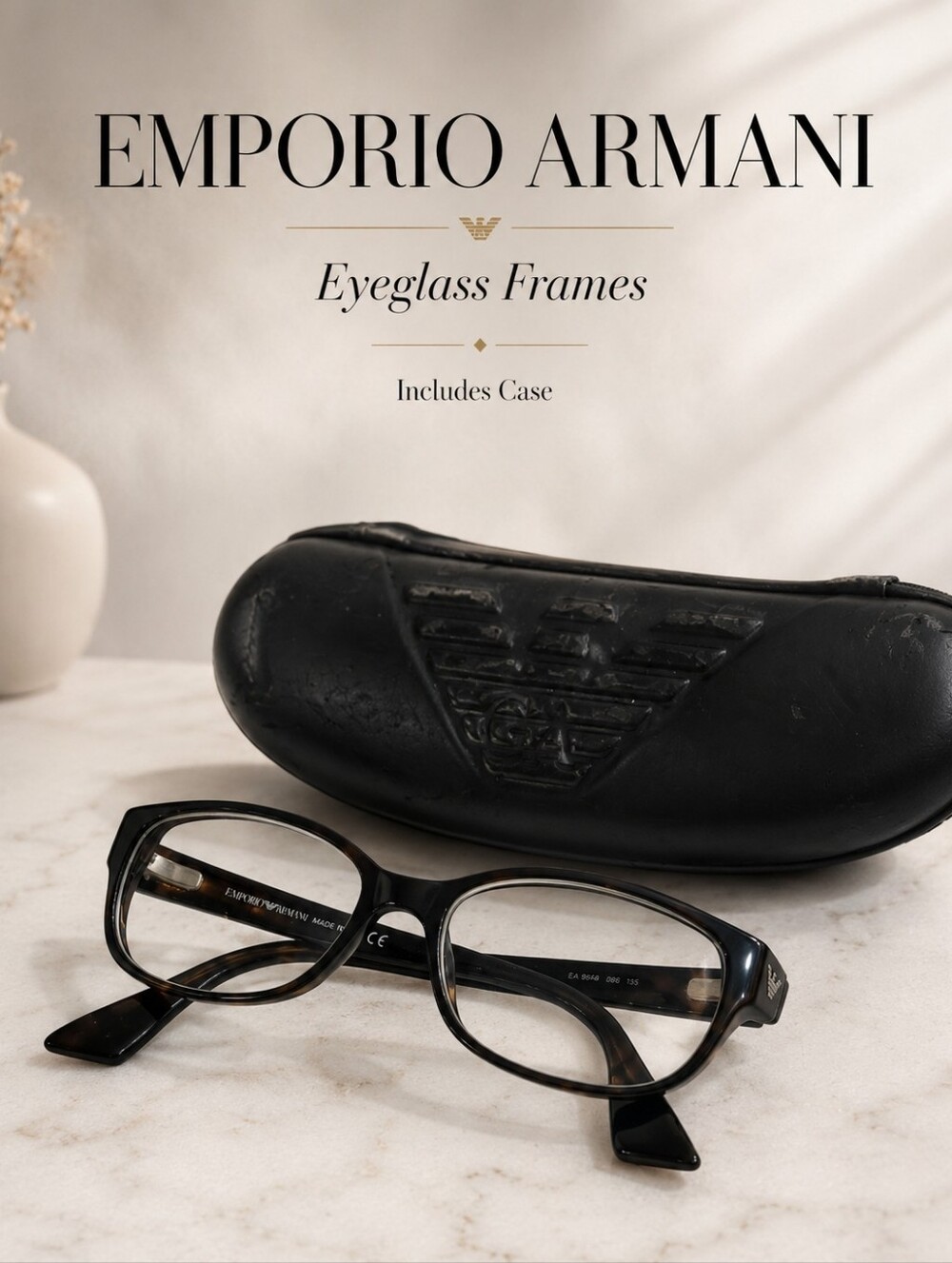 Emporio Armani Eyeglass Frames EA 9648 Made in Italy
